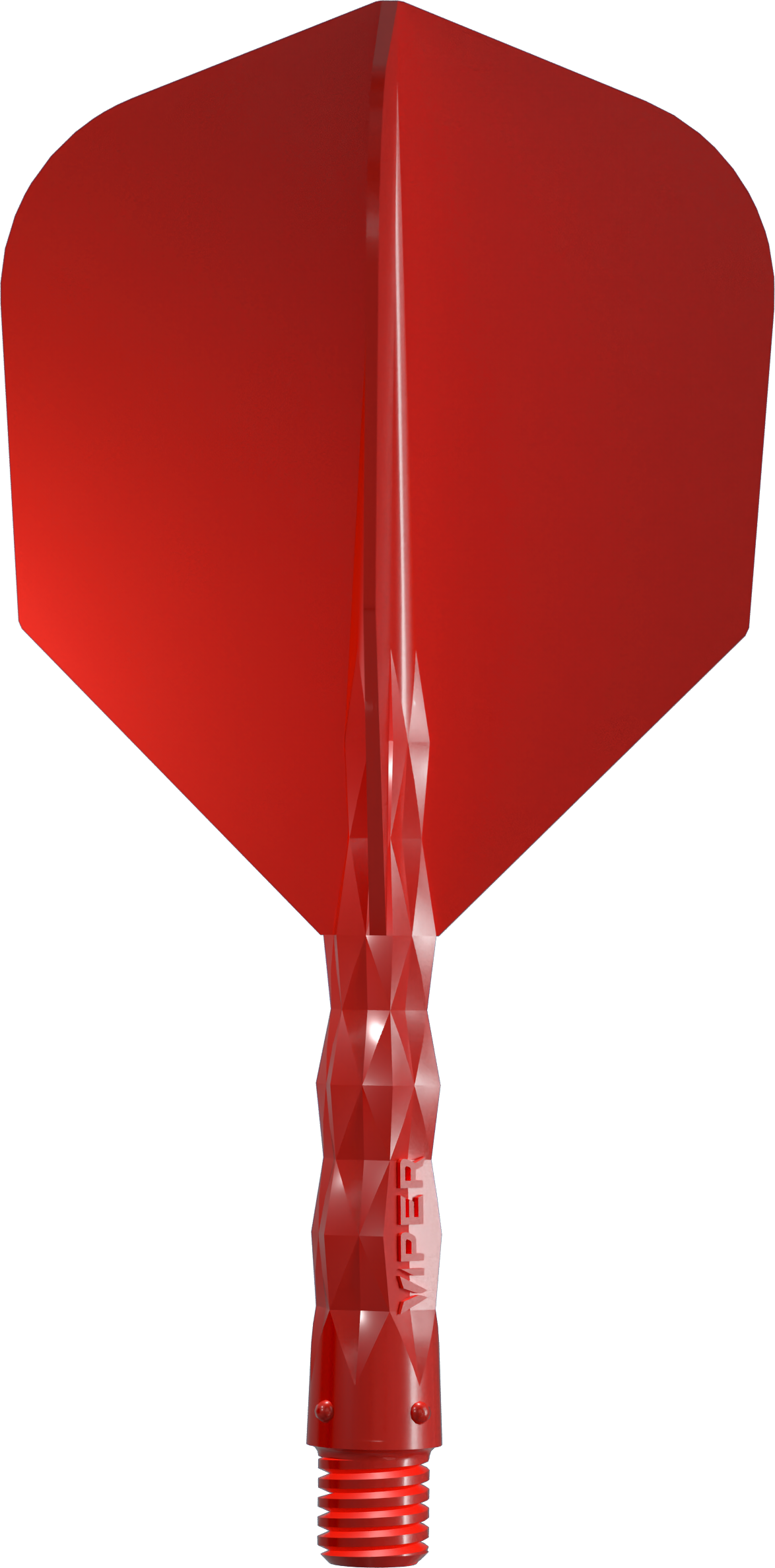 Viper Diamond Core Dart Flights - Moulded Flights & Shaft - Standard - Red