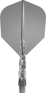 Viper Diamond Core Dart Flights - Moulded Flights & Shaft - Standard - Clear