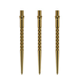 Caliburn Replaceable Dart Points - Ripple - No Lip - Gold
