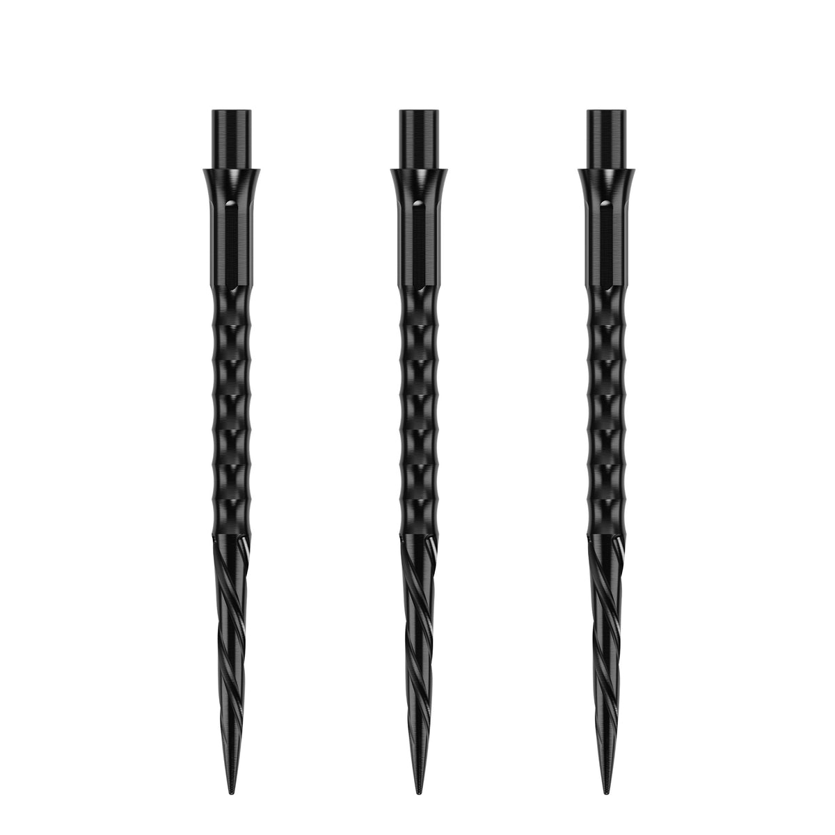 Caliburn Replaceable Dart Points - Spiro - No Lip - Black