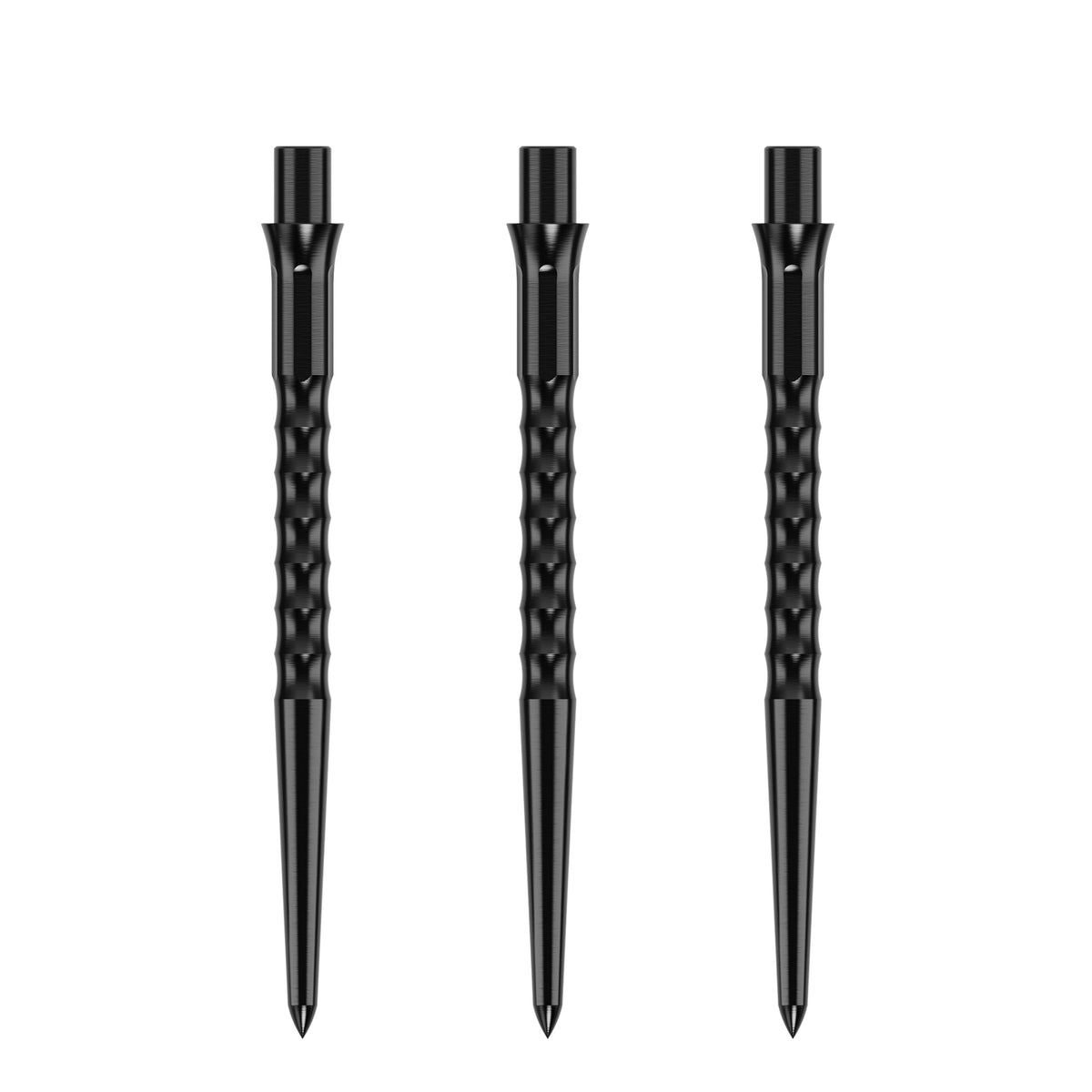 Caliburn Replaceable Dart Points - Ripple - No Lip - Black
