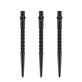 Caliburn Replaceable Dart Points - Ripple - No Lip - Black