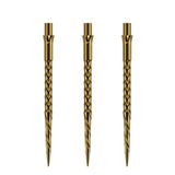 Caliburn Replaceable Dart Points - Spiro - No Lip - Gold