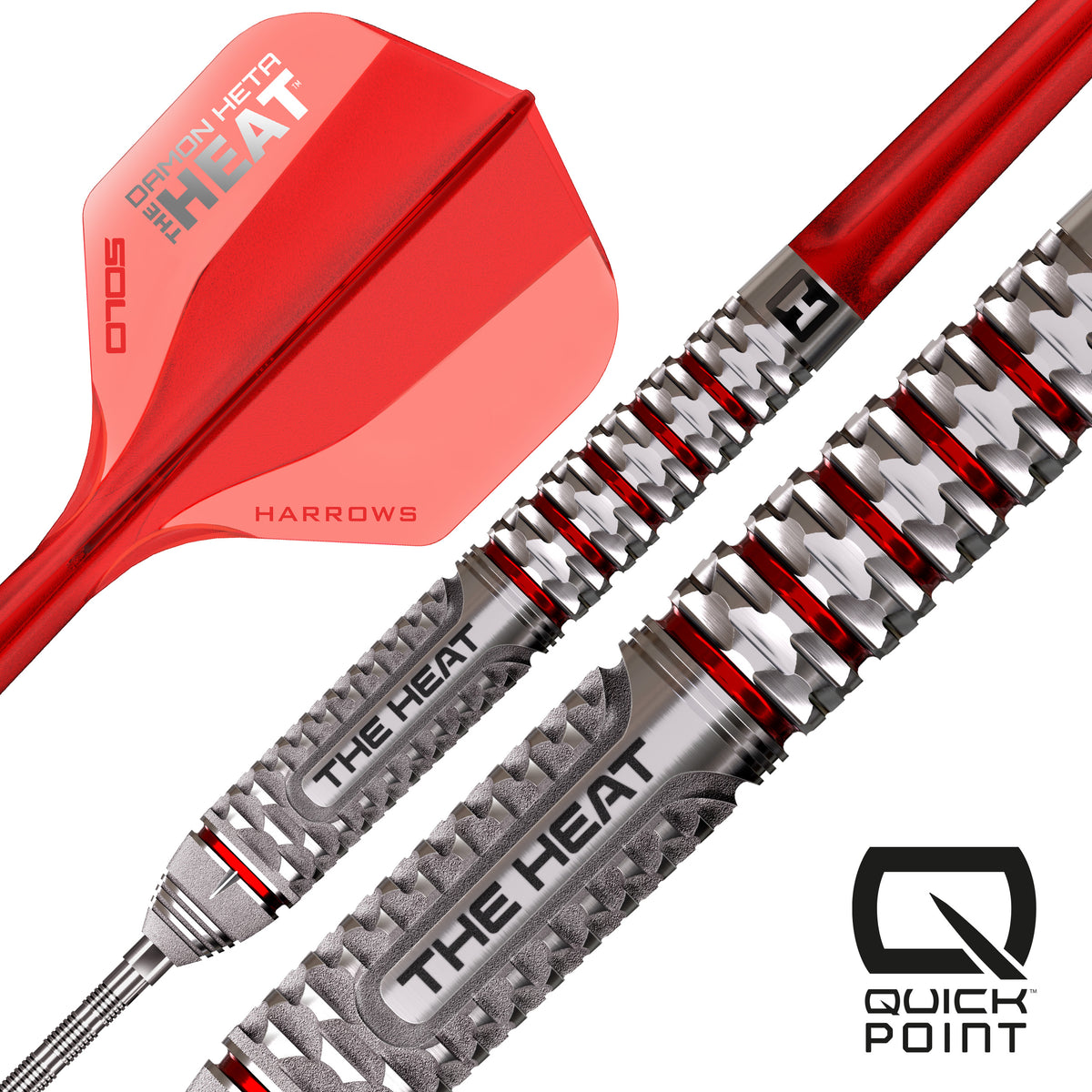 Harrows Damon Heta Darts - Steel Tip - 90% Tungsten - Geo