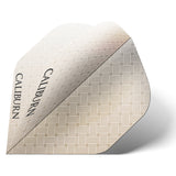 Caliburn Dart Flights - 100 Micron - Standard No2 - Logo - White