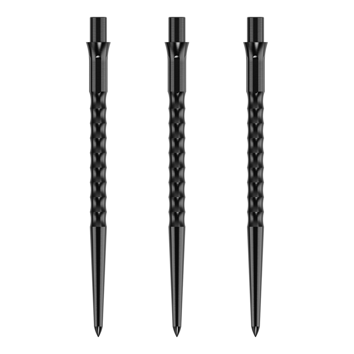 Caliburn Replaceable Dart Points - Ripple - No Lip - Black