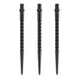 Caliburn Replaceable Dart Points - Ripple - No Lip - Black