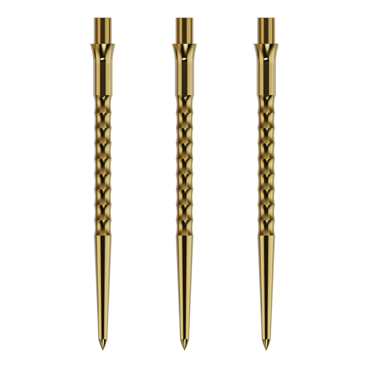 Caliburn Replaceable Dart Points - Ripple - No Lip - Gold