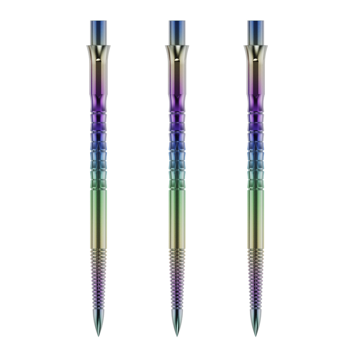 Caliburn Replaceable Dart Points - Bamboo - Rainbow