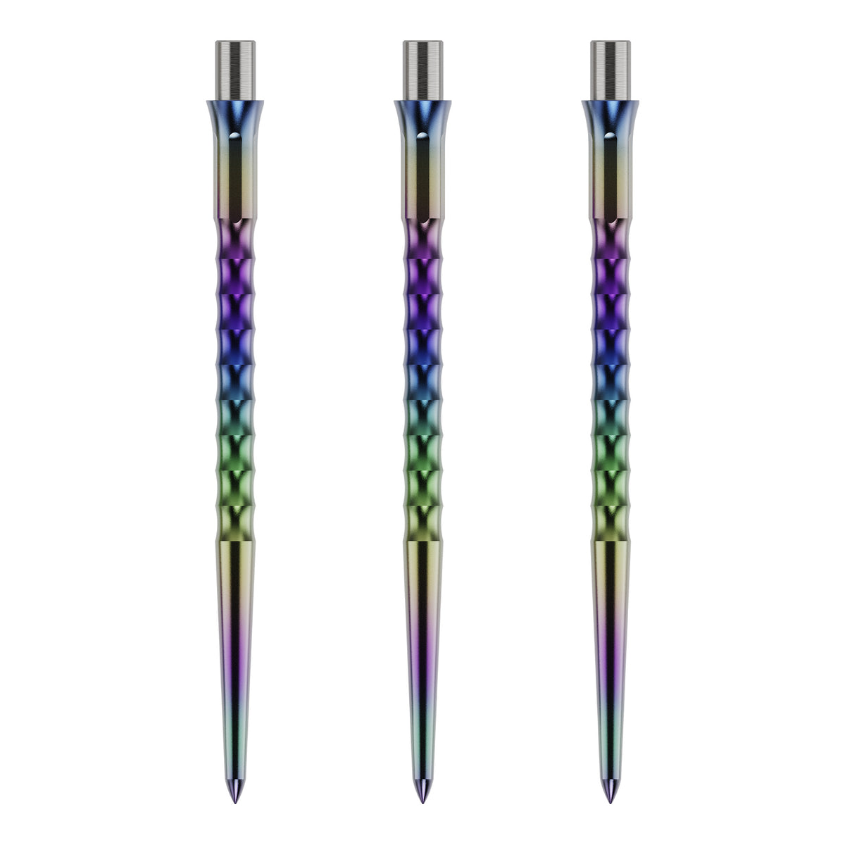 Caliburn Replaceable Dart Points - Ripple - No Lip - Rainbow