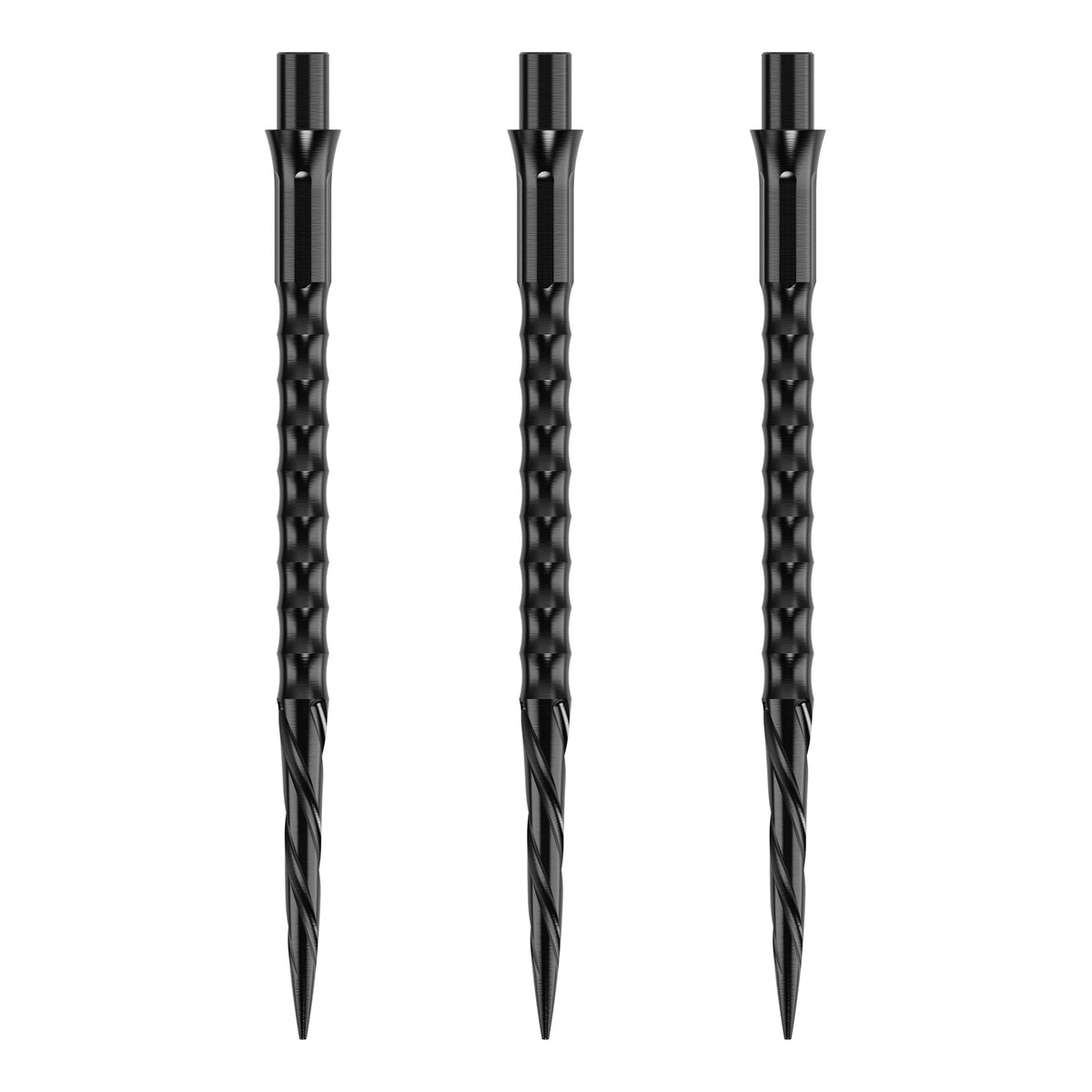 Caliburn Replaceable Dart Points - Spiro - No Lip - Black