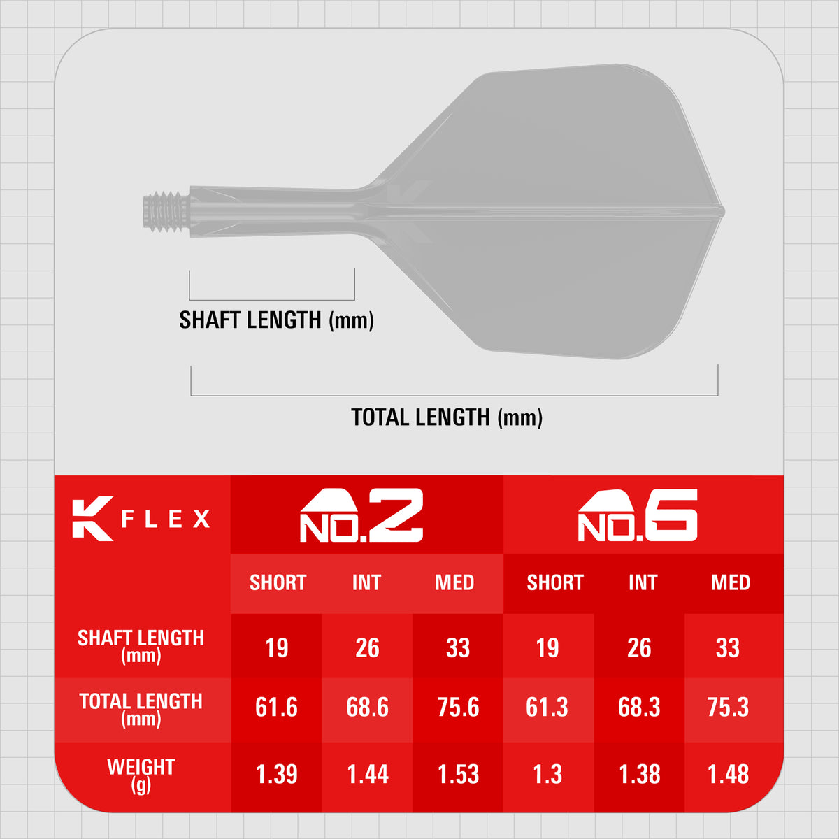 Target K-Flex Dart Flights - Press Start