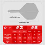 Target K-Flex Dart Flights - 2026 - Standard No2