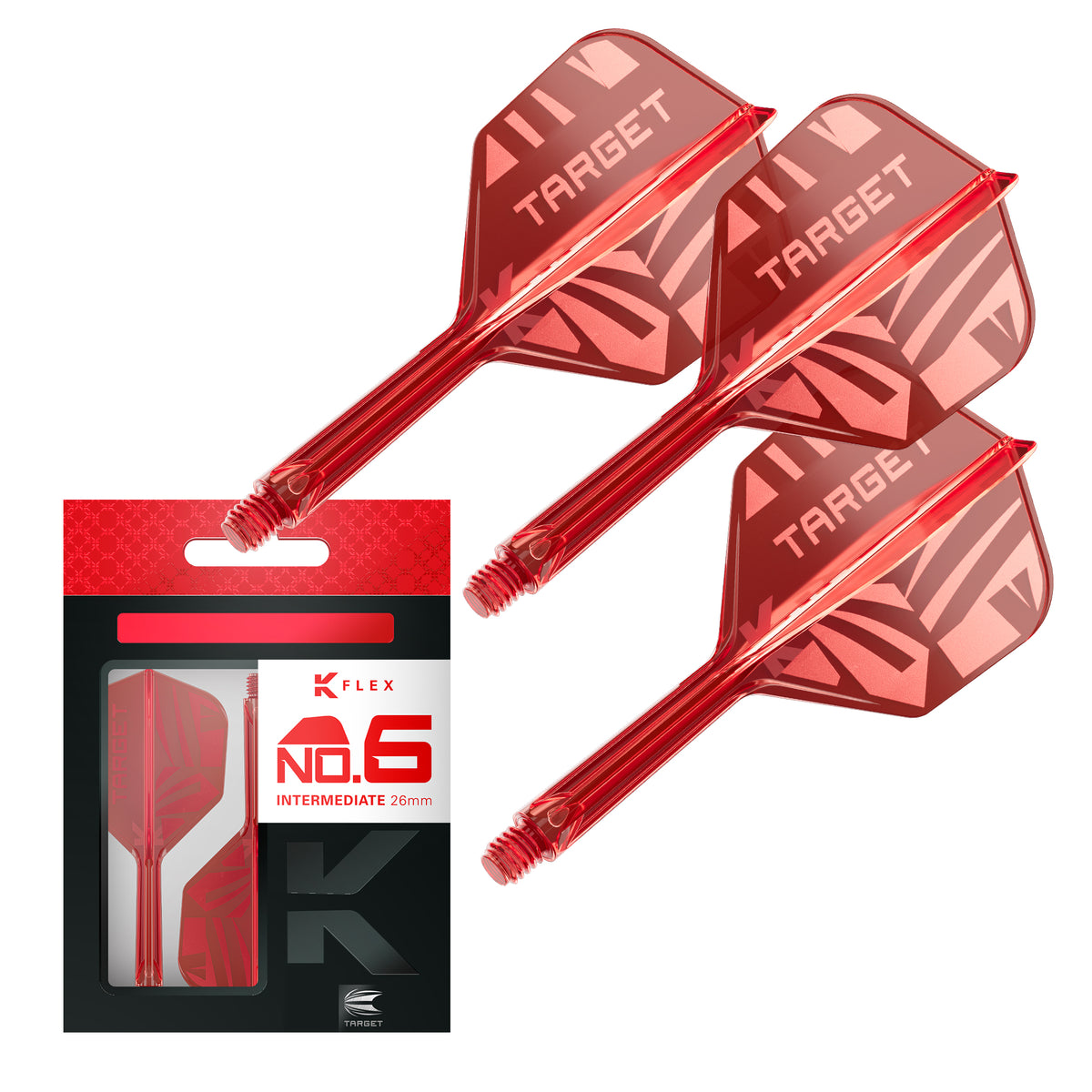Target K-Flex Dart Flights - 2026 - Standard No6
