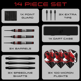 Harrows Ryan Searle Darts - Steel Tip - Brass - Heavy Metal
