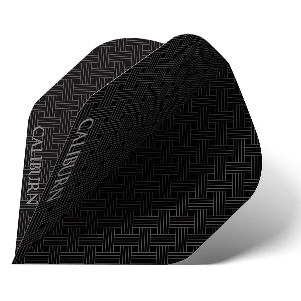 Caliburn Dart Flights - 100 Micron - Standard No2 - Logo - Black