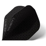 Caliburn Dart Flights - 100 Micron - Standard No2 - Logo - Black