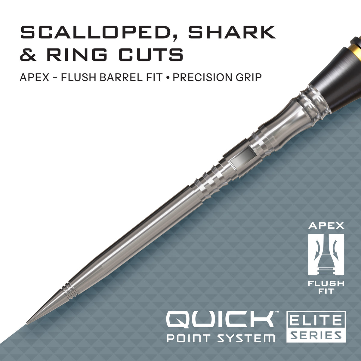 Harrows Quick Points - Steel Tip - Apex Axis