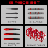 *Harrows Damon Heta Darts - Soft Tip - 90% Tungsten - Series 4