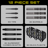 *Harrows Dave Chisnall Darts - Soft Tip - 90% Tungsten - Series 4