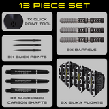 Harrows Dave Chisnall Darts - Steel Tip - 90% Tungsten - Series 4