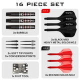 Harrows Ryan Searle Darts - Soft Tip - 90% Tungsten - Geo