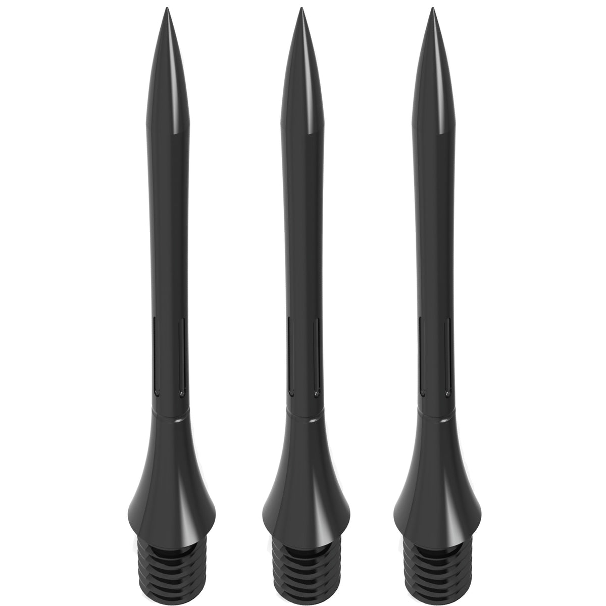 Caliburn Bamboo Smooth Conversion Points - Screw In - Soft Tip to Steel Tip - Black