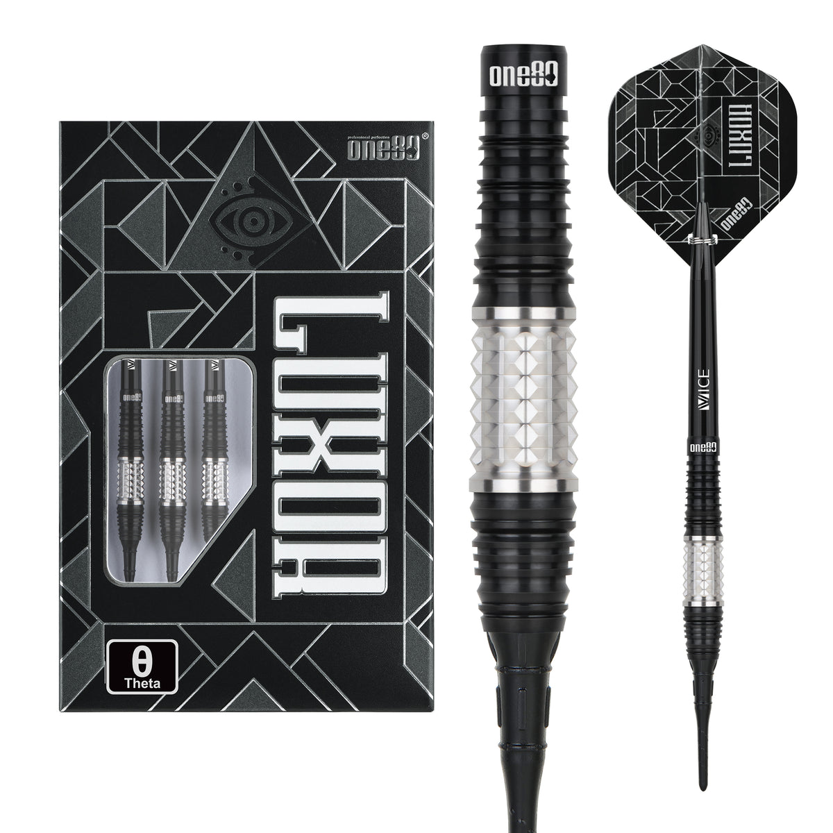 One80 Luxor II Darts - Soft Tip -90% Tungsten - Theta