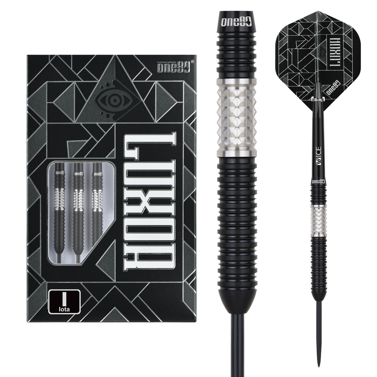 One80 Luxor II Darts - Steel Tip -90% Tungsten - Iota