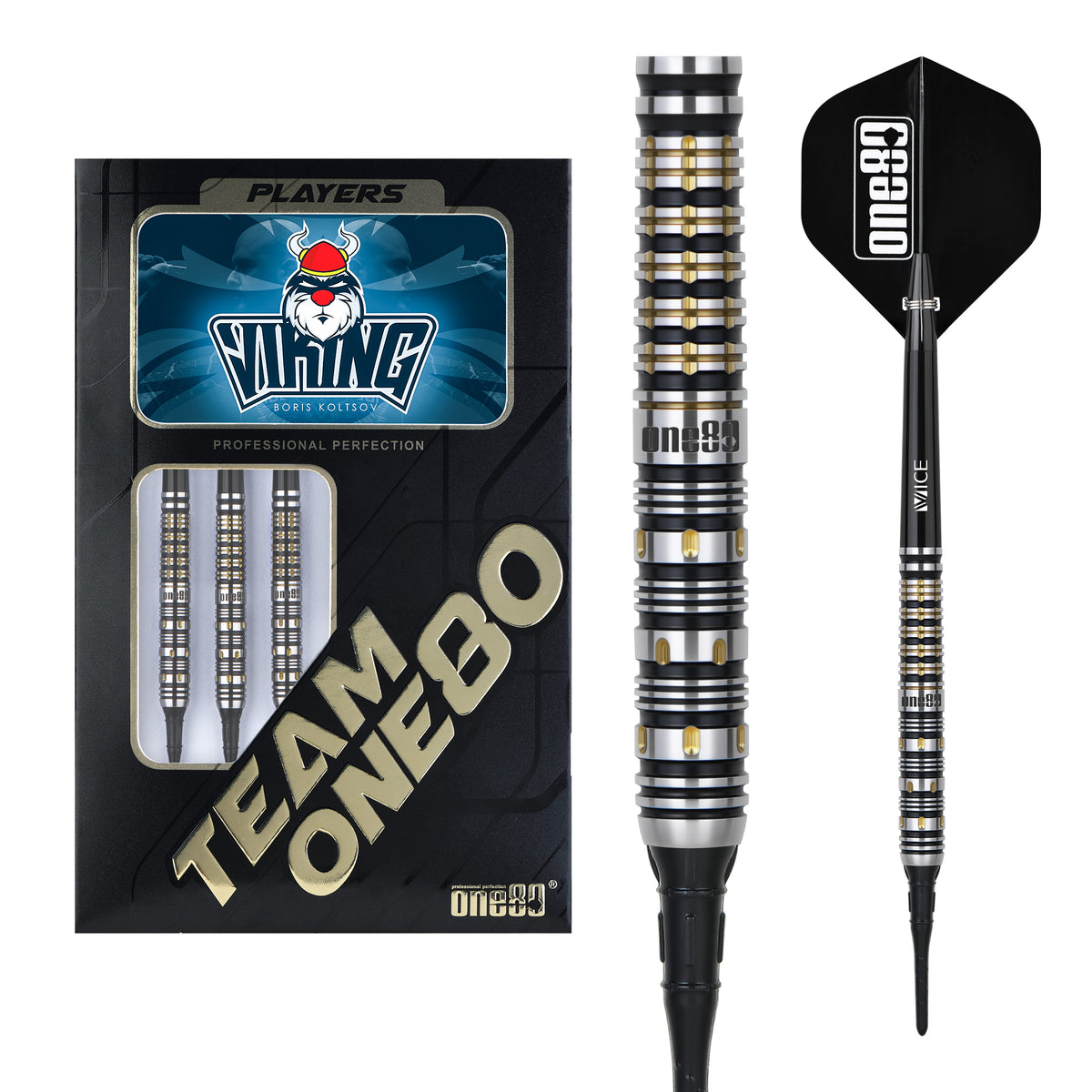 One80 Boris Koltsov Darts - Soft Tip - 90% Tungsten