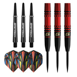 GOAT Athlete Darts - Steel Tip - 90% Tungsten - Red