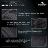 Mission Darts Players- EVA Dart Case - Adam Warner