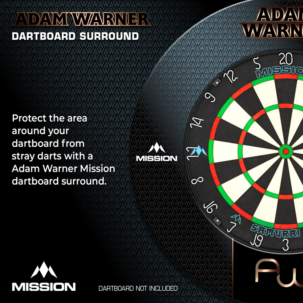 Mission Darts Players- Surround - Adam Warner