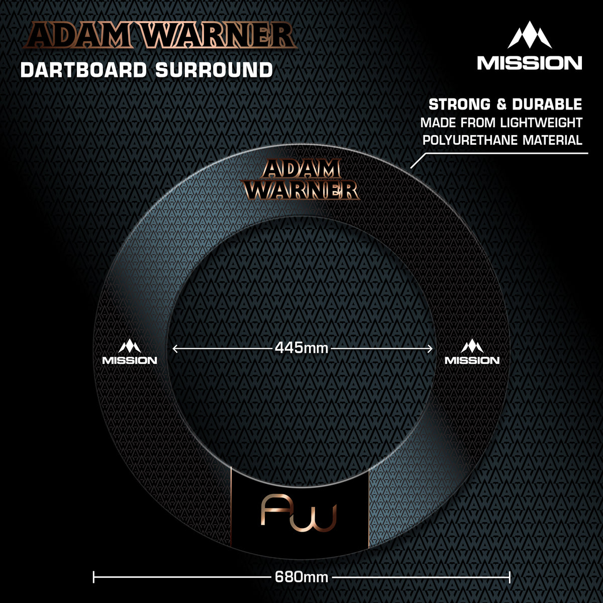 Mission Darts Players- Surround - Adam Warner
