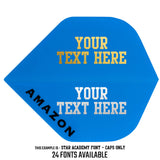 *Personalised Flights - Extra Strong - 5 Sets - Std - Amazon Blue