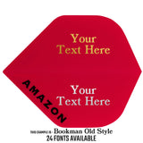 *Personalised Flights - Extra Strong - 5 Sets - Std - Amazon Red