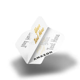*Personalised Flights - Extra Strong - 5 Sets - Std - Amazon White