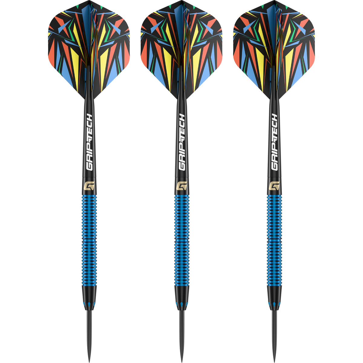 Goat Athlete Darts - Steel Tip - Brass - Blue - 12g