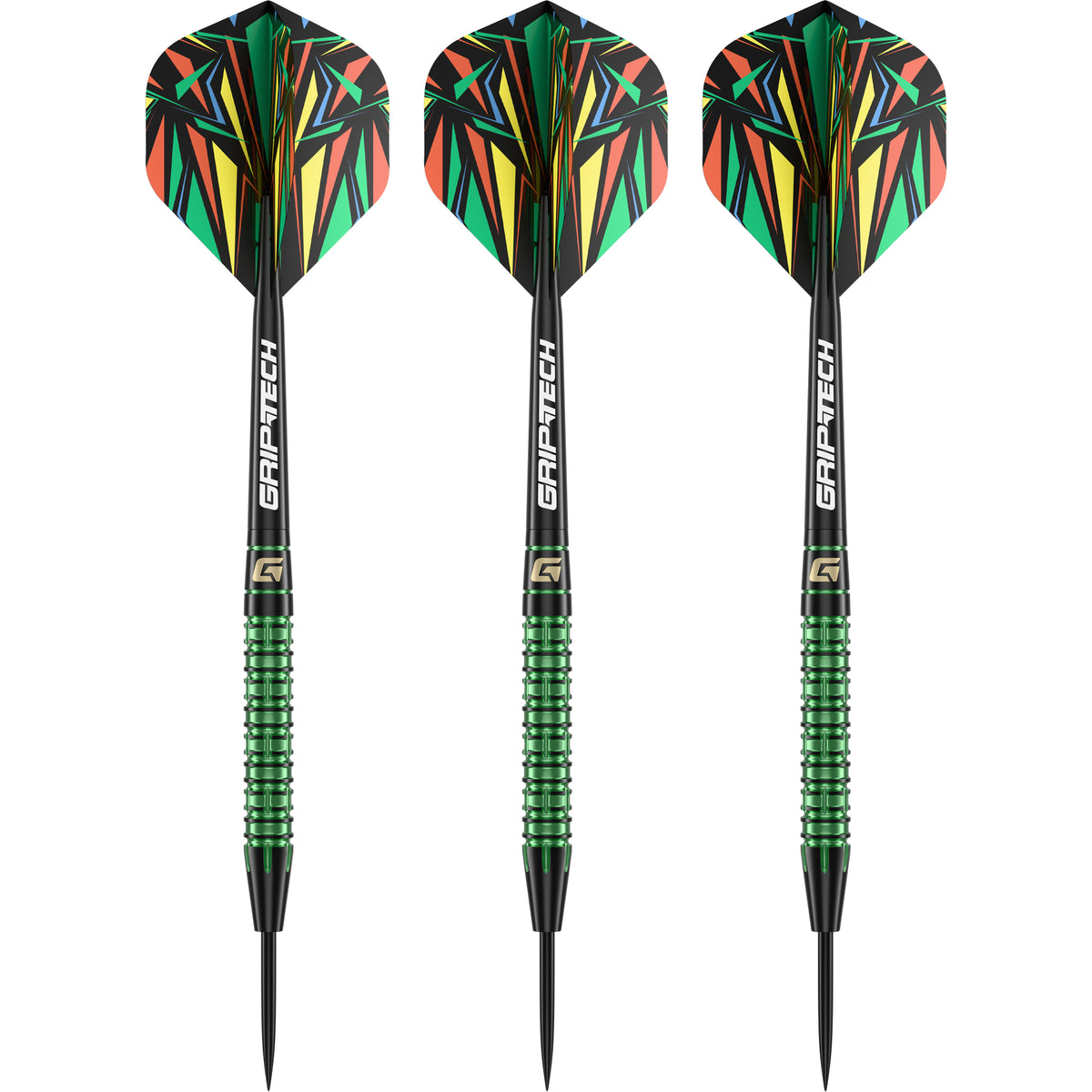 Goat Athlete Darts - Steel Tip - Brass - Green - 10g