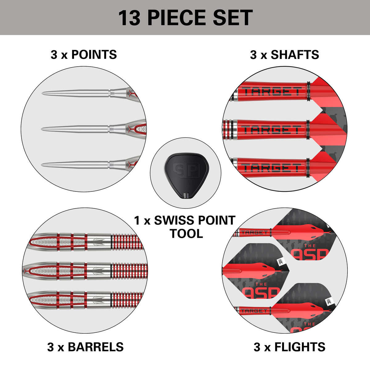 Target Nathan Aspinall Darts - Steel Tip - 95% Tungsten - G2