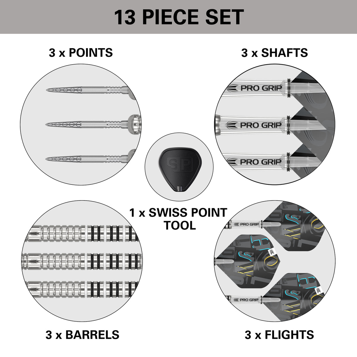 Target Chris Dobey Darts - Steel Tip - 90% Tungsten