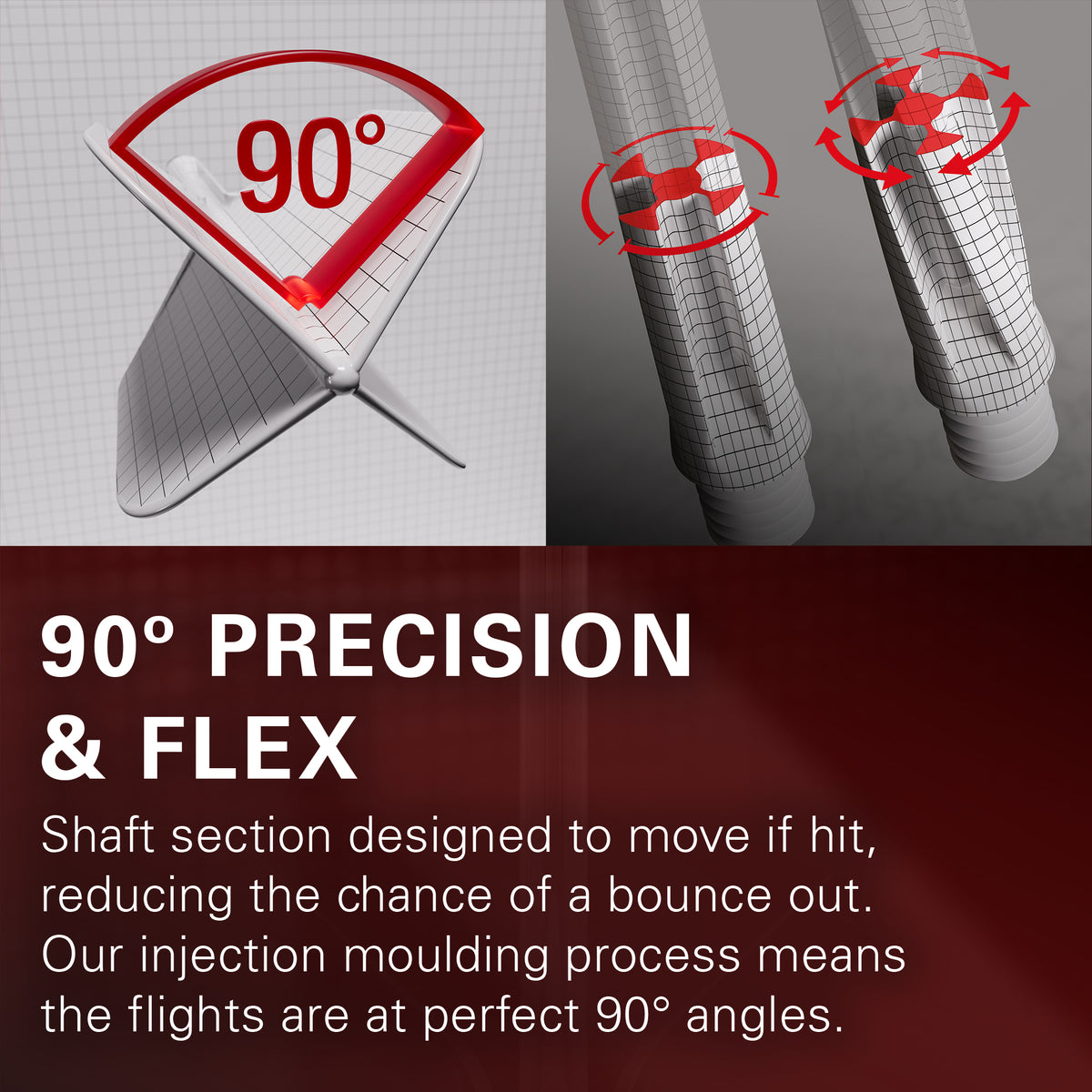 Target K-Flex Dart Flights - Standard No.2 - Josh Rock
