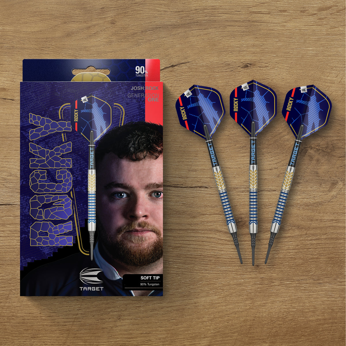 Target Josh Rock Darts - Soft Tip - 90% Tungsten - G1
