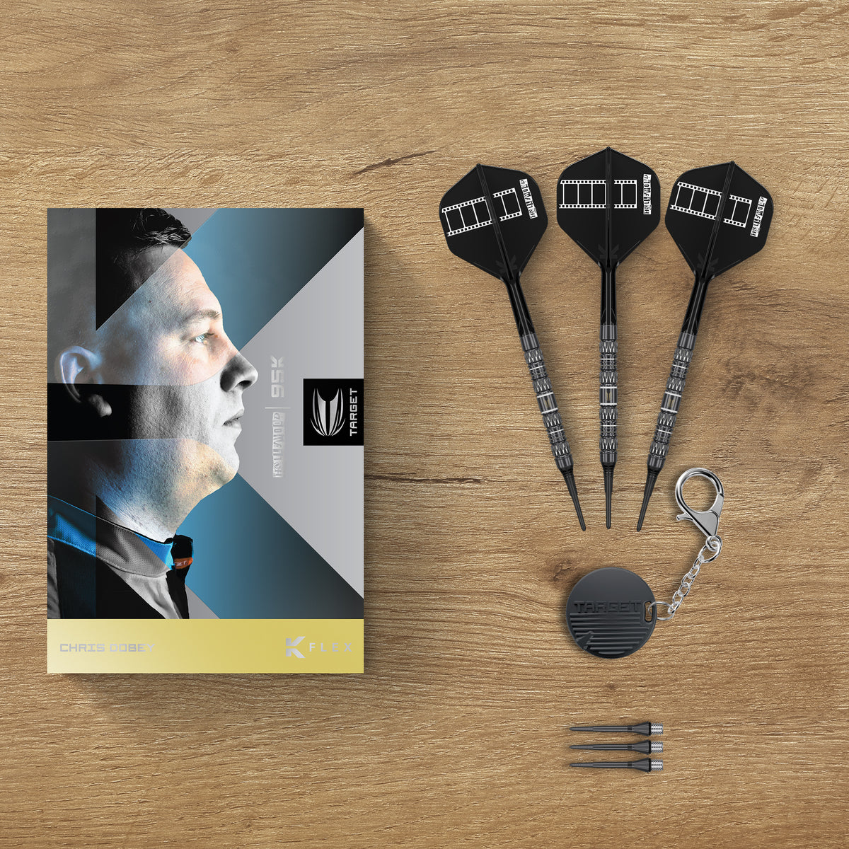 Target Chris Dobey Darts - Soft Tip - 95% Tungsten - 95K