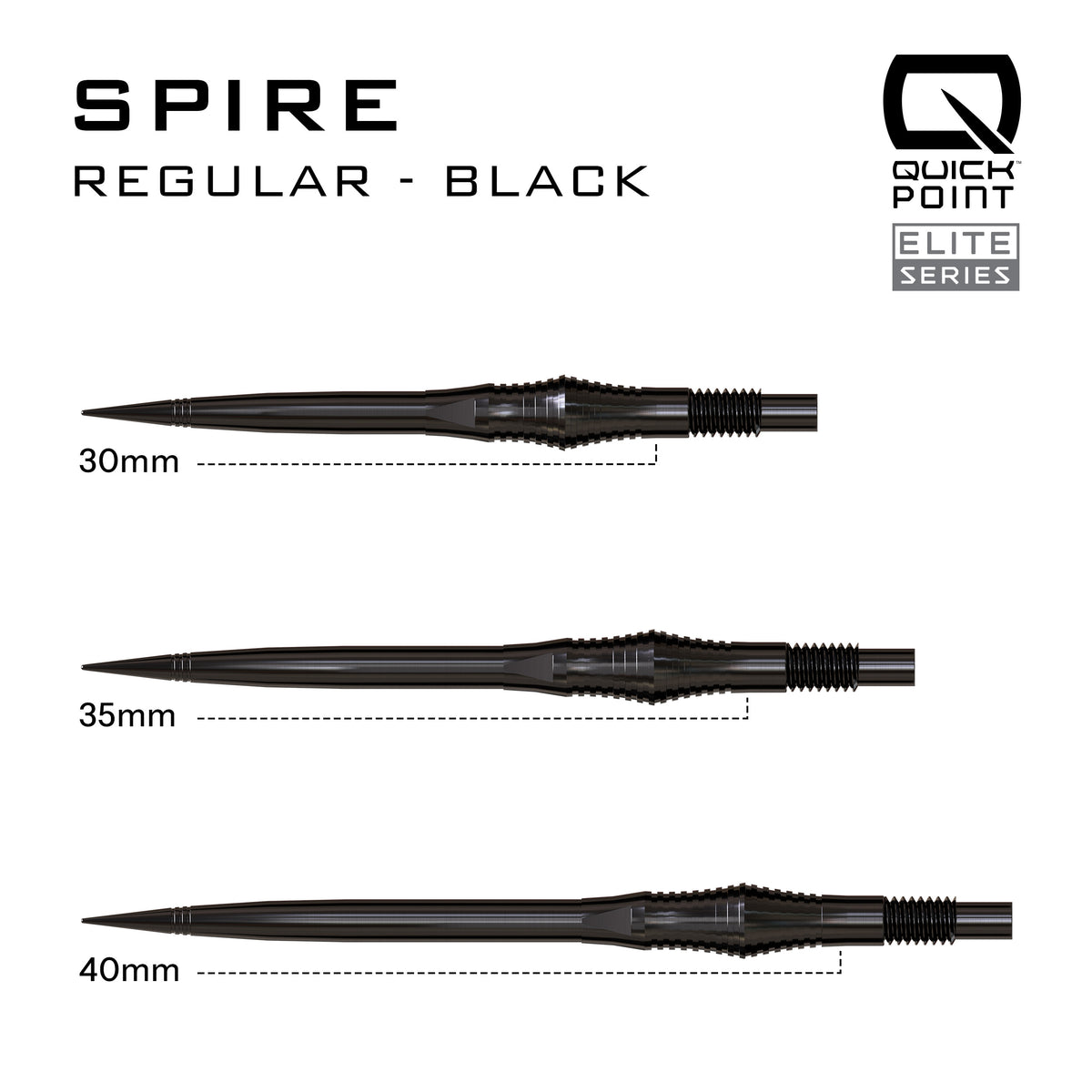 Harrows Quick Points - Steel Tip - Spire