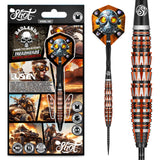 Shot Badlands Darts - Steel Tip - 90% Tungsten - Rustin