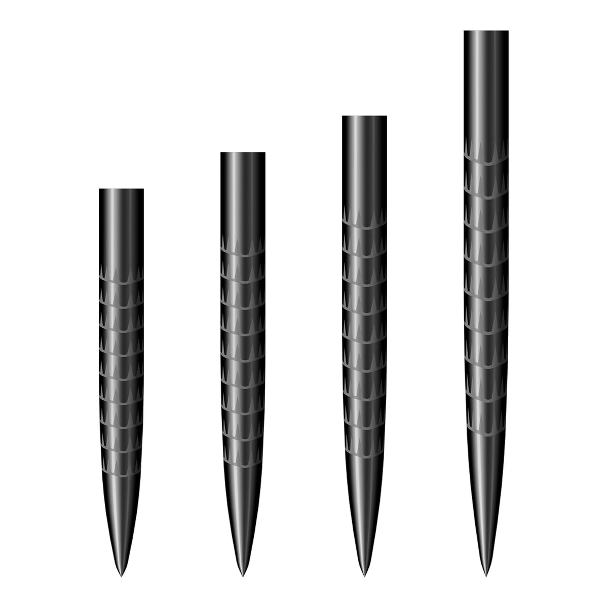 Shot Badlands Tracks Dart Points - Steel Tip - Black