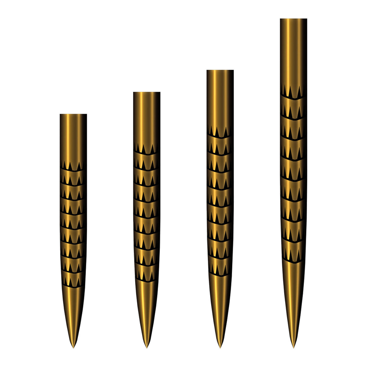 Shot Badlands Tracks Dart Points - Steel Tip - Gold Ti
