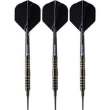 *Ruthless Black Wolf Darts - Soft Tip Tungsten - BW 16.0g - Gold Ring - 18g