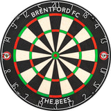 Brentford FC - Official Licensed - The Bees - Professional Dartboard - Crest with Name